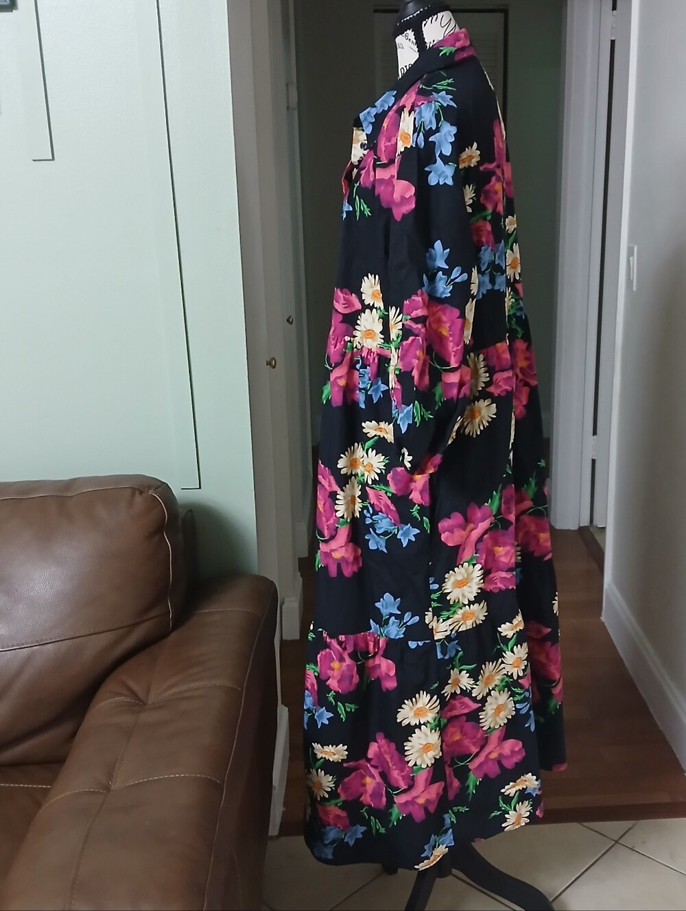 Maeve Bettina Tiered Floral Shirt Dress - Picture 7 of 11